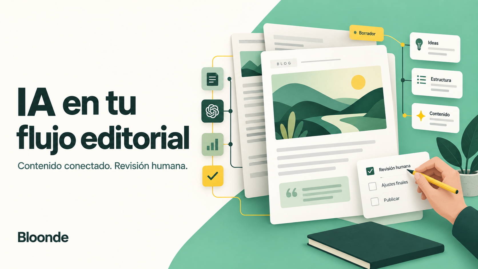 [Prueba MCP] IA en el flujo editorial de Bloonde